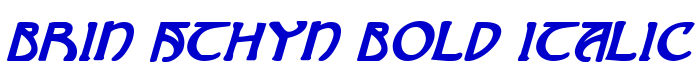 Brin Athyn Bold Italic フォント